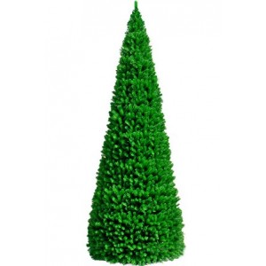 Ель каркасная ПВХ Виктория Зауженная зеленая, белая Ель каркасная ПВХ Виктория Зауженная зеленая, белая